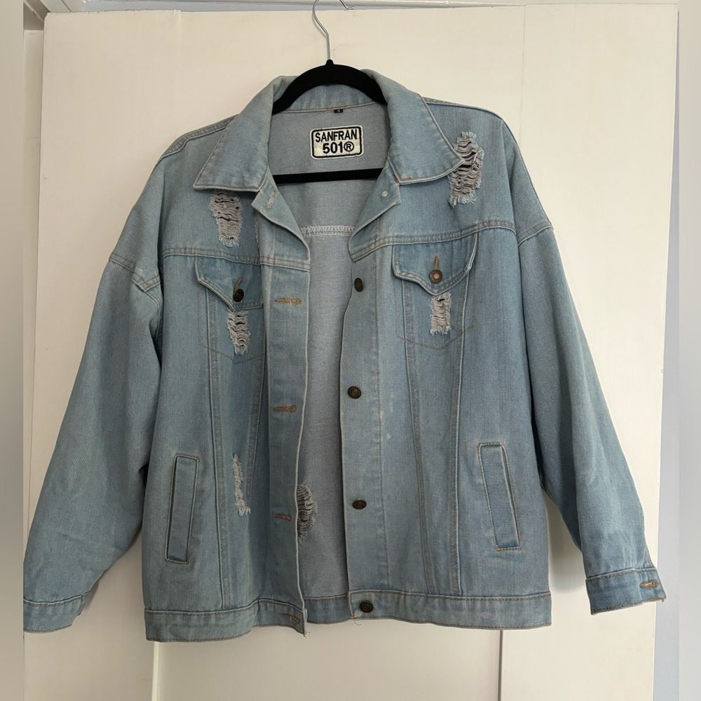 Oversized denim jacket San Fran 501